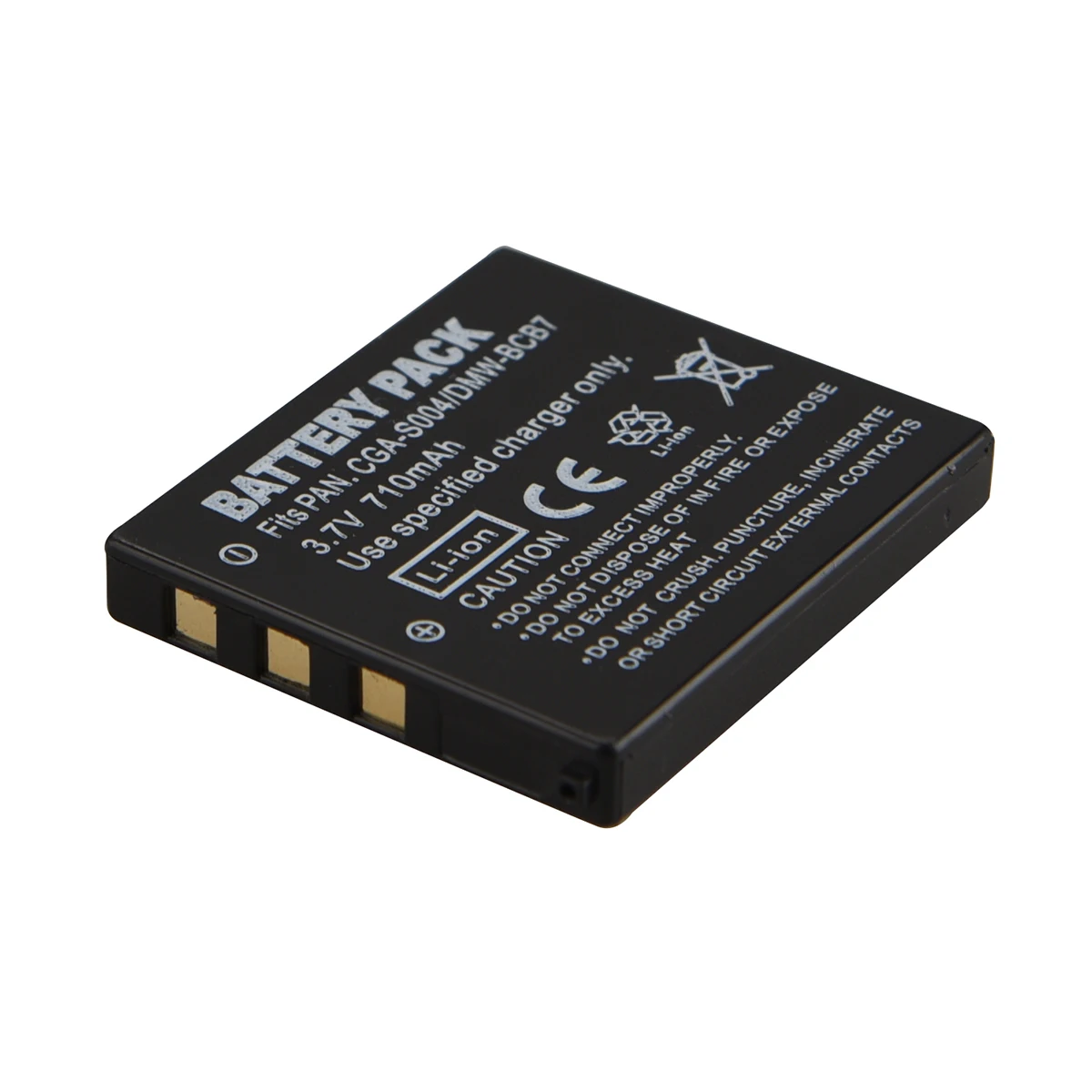 

For CGA-S004 CGA-S004A/1B CGA-S004E/1B DMW-BCB7 Camera Rechargeable Battery 710mAh Camera Battery