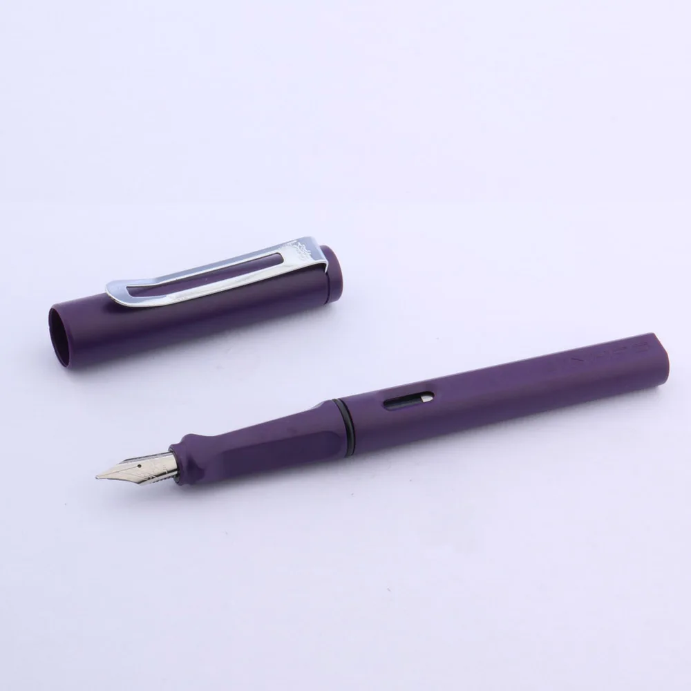 JINHAO Новинка 599 Студенческая ручка матовая фиолетовая пластиковая Вращающаяся