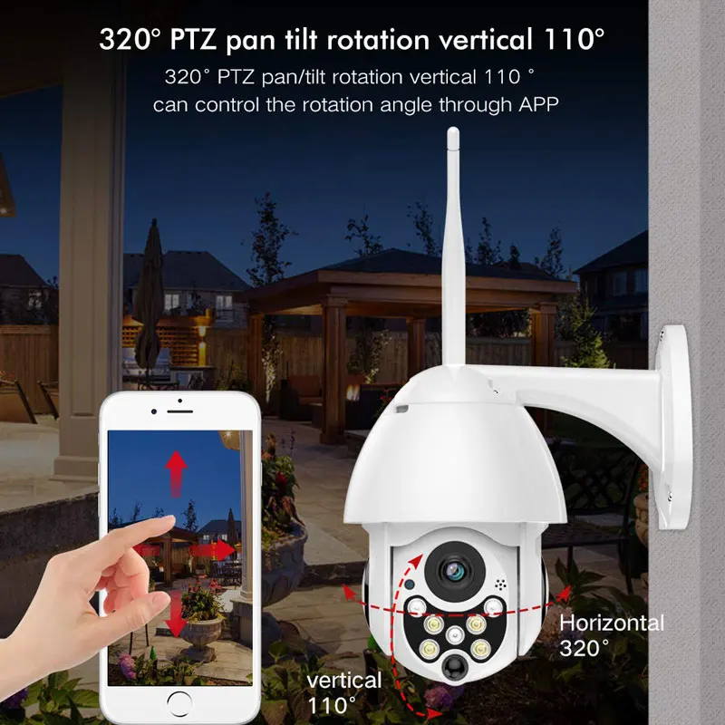IP камера JOYZON 1080P 720P PTZ Wi Fi|Камеры видеонаблюдения| |
