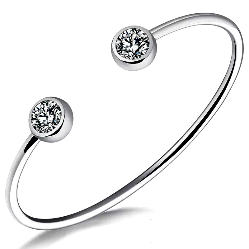 7KMOOR модные открытые женские браслеты цвета розового золота/серебра классические