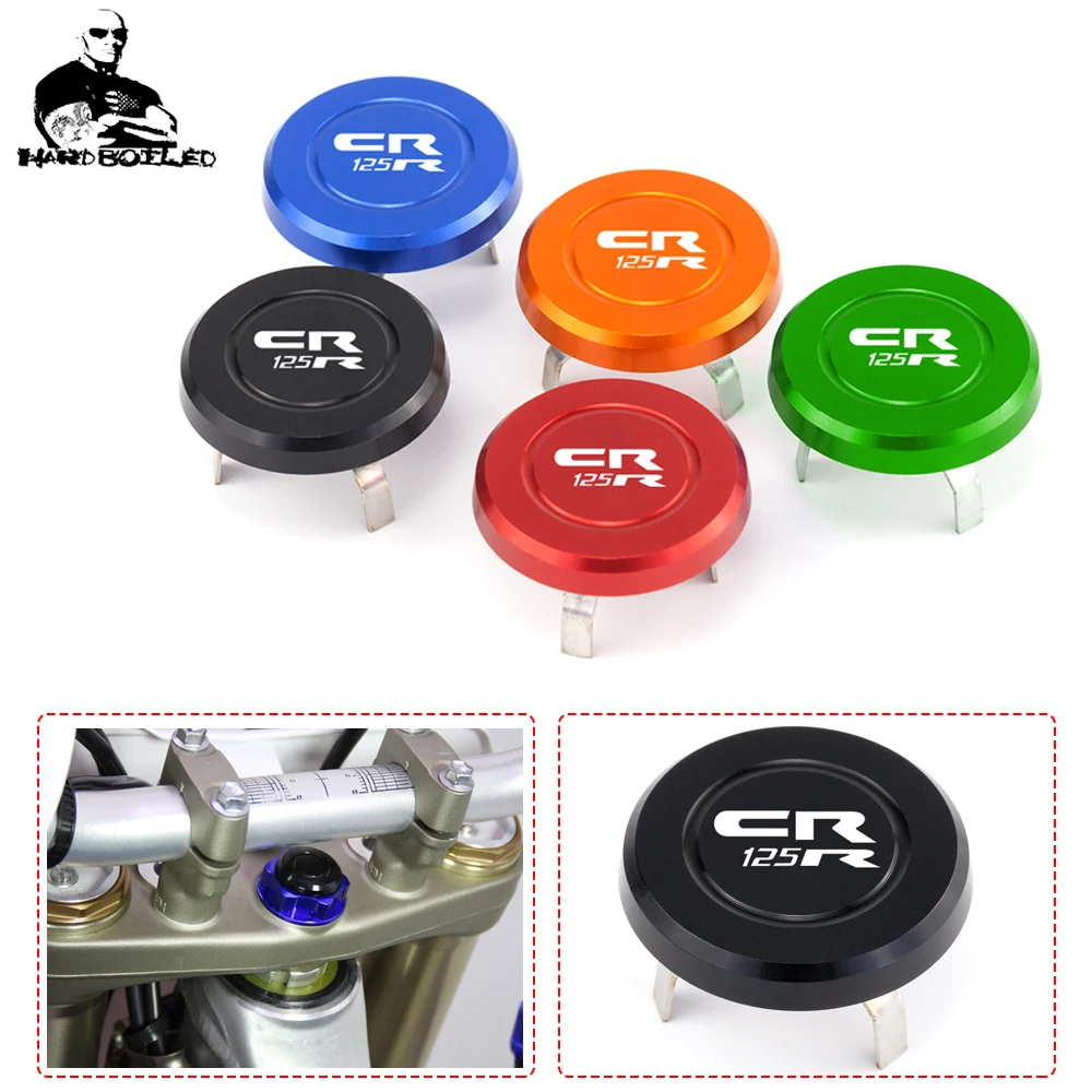 Алюминиевая крышка для руля вилки мотоцикла HONDA CR 125 R 250 с логотипом 125R &amp 250R |