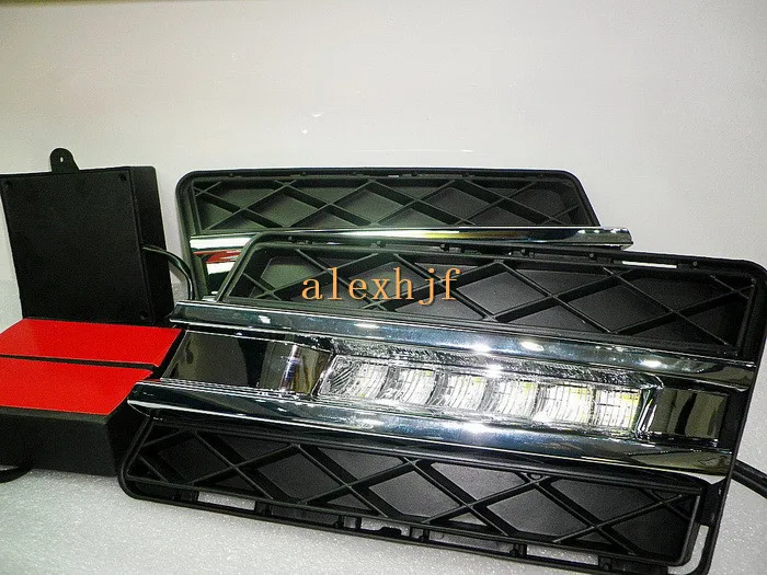 Июля King светодиодный Габаритные огни DRL передний бампер противотуманная фара