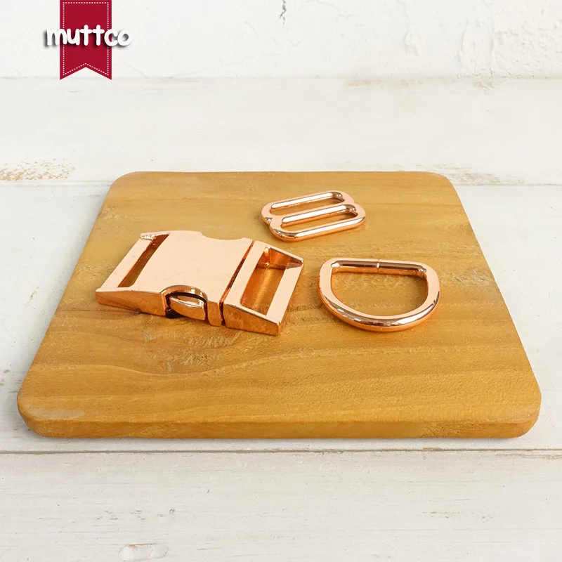 (Металлическая пряжка + Регулируемая кольцо D/набор) DIY собачий ошейник