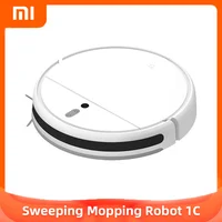 XIAOMI MIJIA 1C Sweeping Mopping Robot Vacuum Cleaner for Home Auto Dust collection 2500PA cyclone Suction Smart Planned WIFI