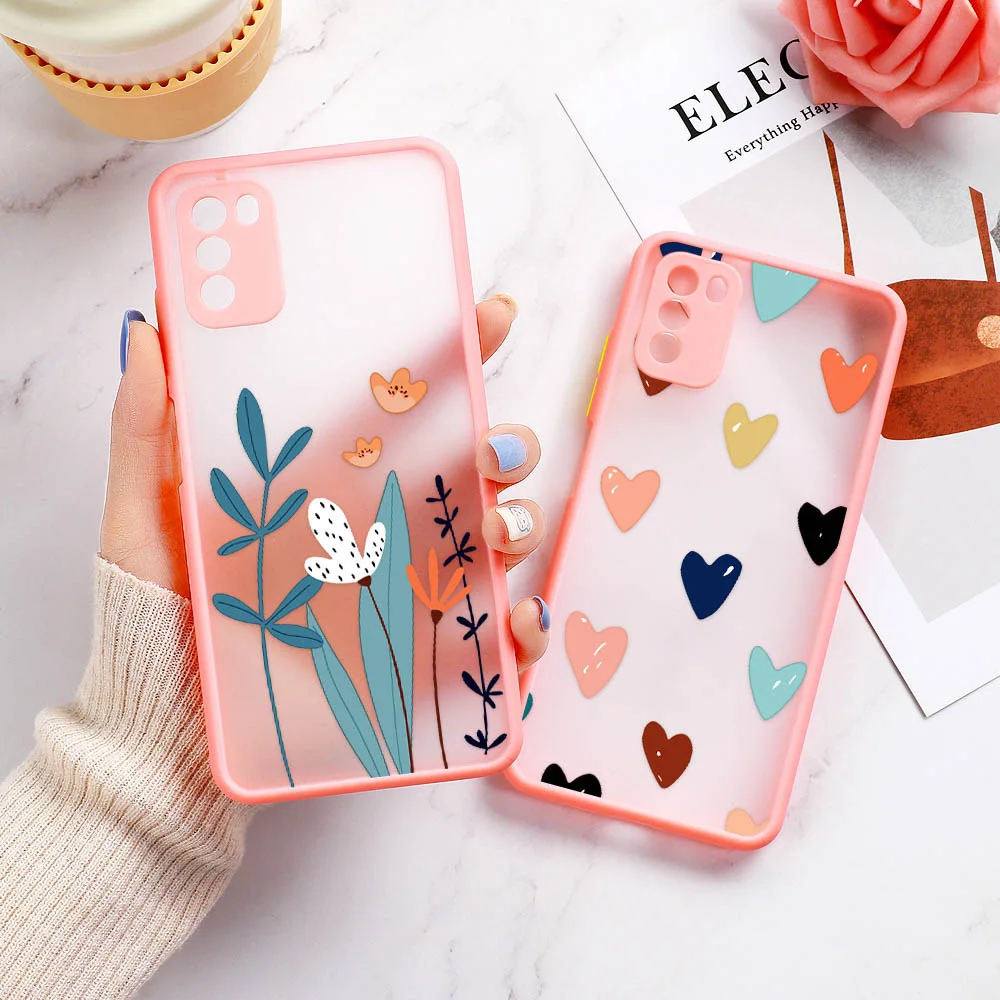 

Fashion Lovely Matte Case For Xiaomi Redmi Note 10 9 Pro 9S Case Funda On Xiaomi Mi 11 Ultra Mi 10 Lite Note 8 10S Pro Max Cover