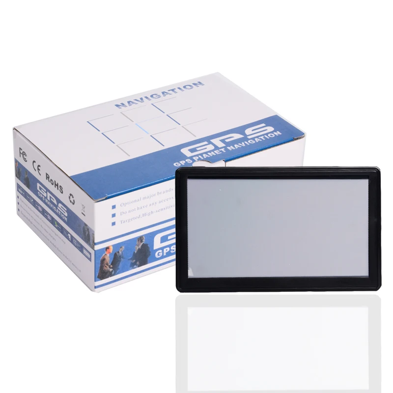 Gps навигатор 7 дюймов Автомобильный gps навигатор MTK 800 МГц ОЗУ 256 м ПЗУ 8G HD 800*480 навигационная система новые карты Поддержка Прямая поставка