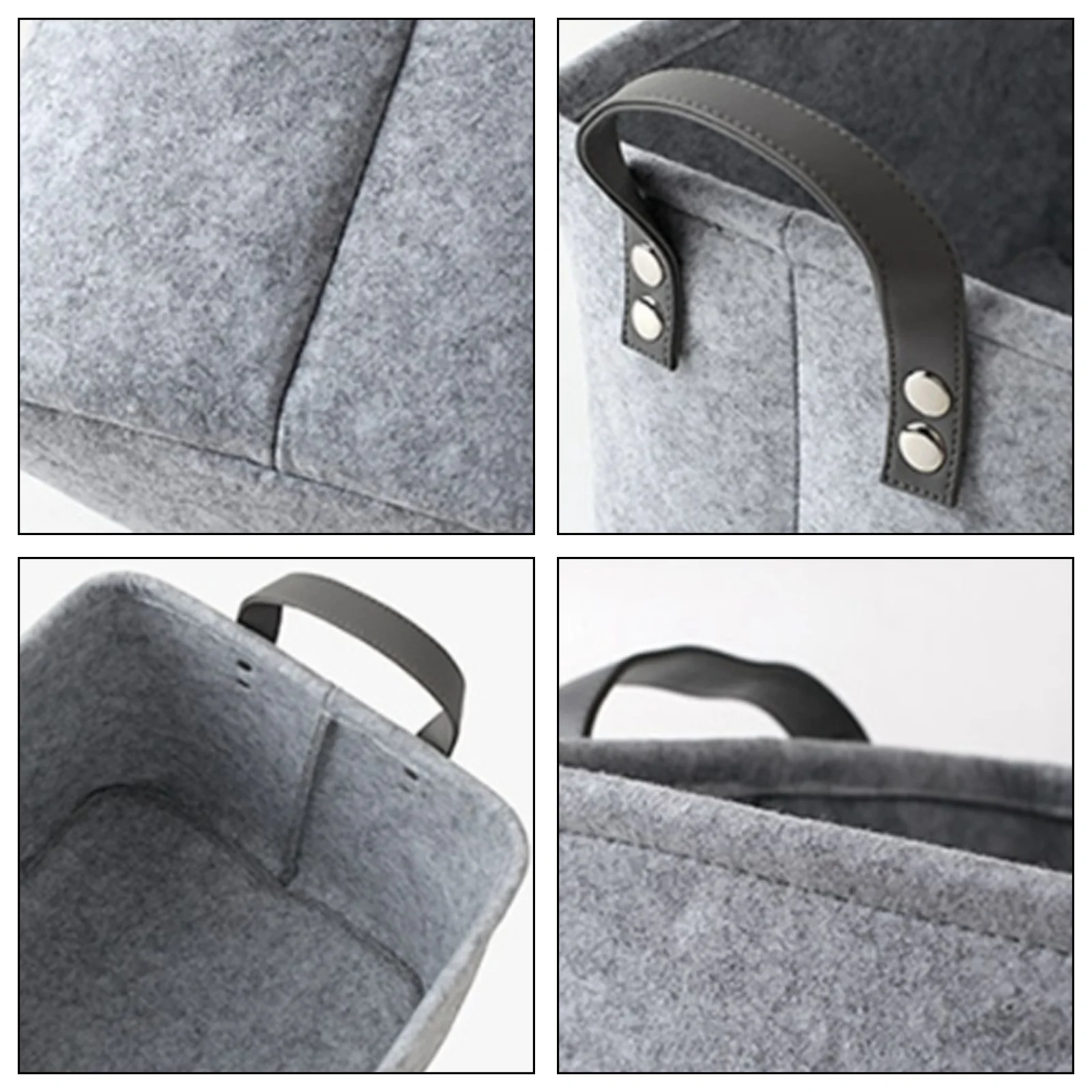 

VOGVIGO Foldable Felt Storage Bins Baskets Containers with Hand les for Home Closet Bedroom Drawers Toys Organizers