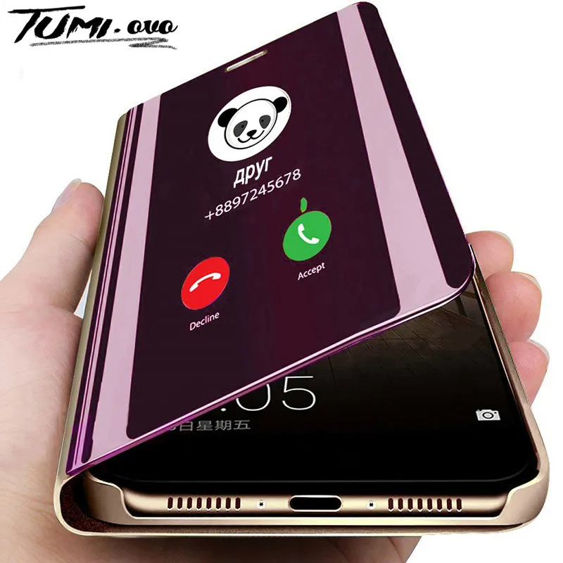 New Smart Mirror Phone Case For Samsung Galaxy S20 Ultra S10 S9 S8 Plus S7 S6 Edge Note 8 9 10 Lite A3 A5 A7 J3 J5 J7 2017 Cover | Мобильные