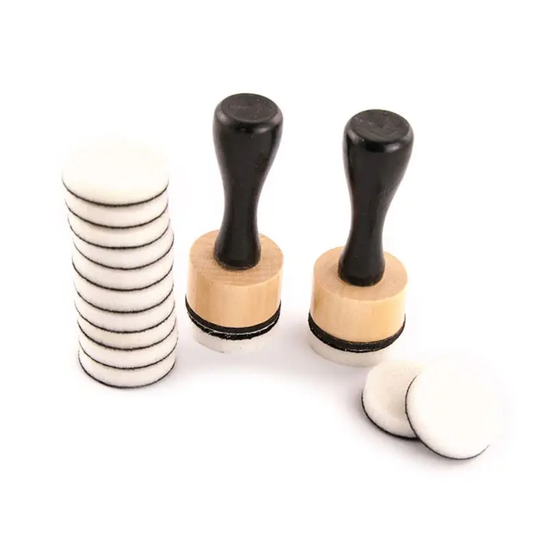 Мини-смешивающие инструменты для смешивания чернил круглые пенопластовые