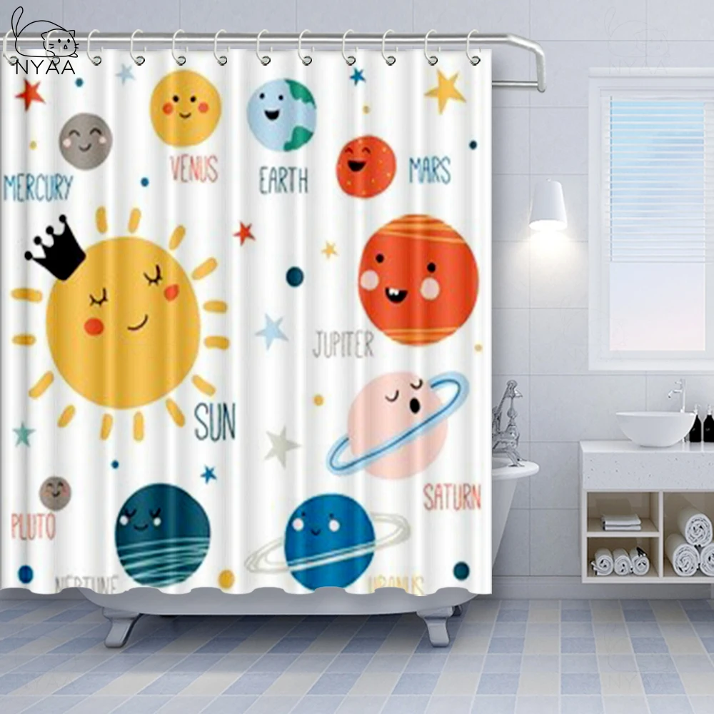 Занавеска для душа Вселенная космос галактика психоделическая