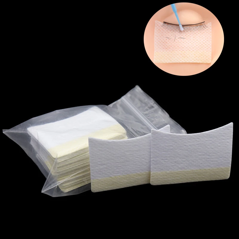 Одноразовые патчи для удлинения ресниц Стикеры 40 шт./пакет сахарной ваты снятия