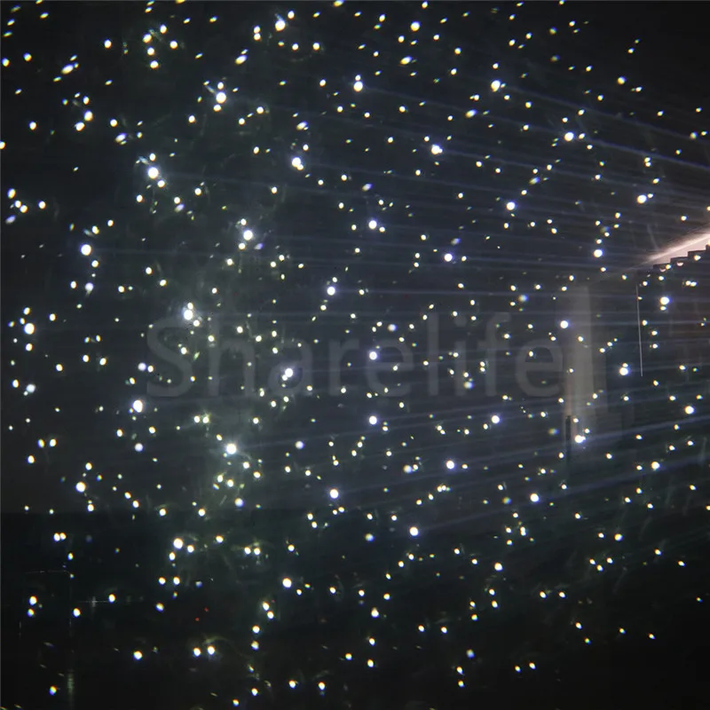 Фото Sharelife 5 Вт Водонепроницаемый белый мерцающий Звездный мини лазерный проектор DMX DJ для домашвечерние шоу свадьбы сценическое освещение №4