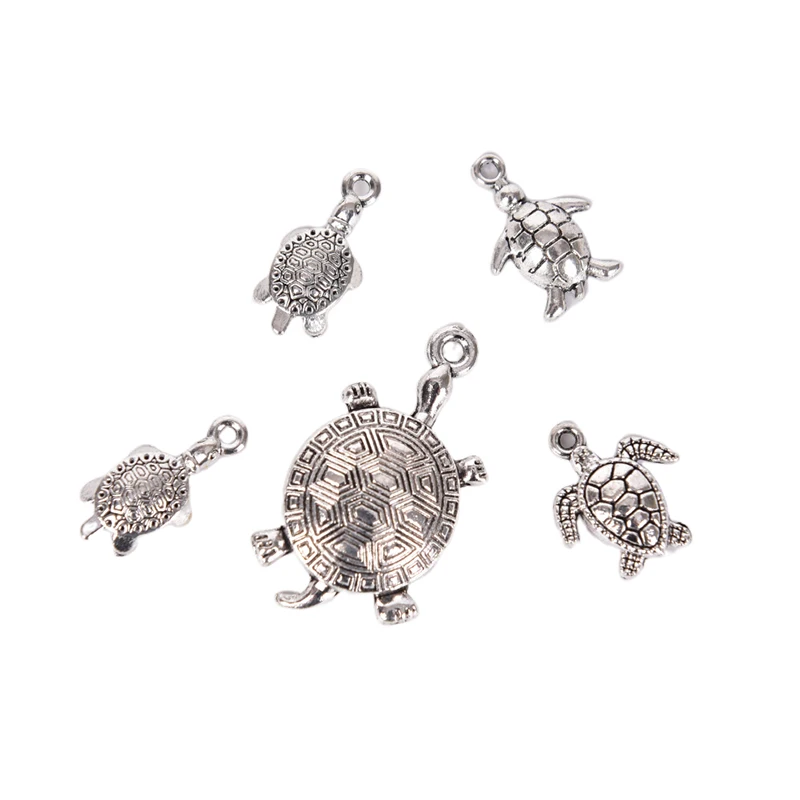 16Pcs/Set Mixed Batch Tibetan Starfish Sea Turtles Tortoise Charm Pendant Jewellery Findings | Украшения и аксессуары