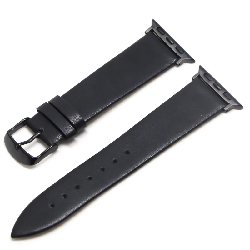 Ремешок кожаный для Apple Watch Band Series 5/3/2/1 спортивный браслет iwatch 4 42 мм 38 3