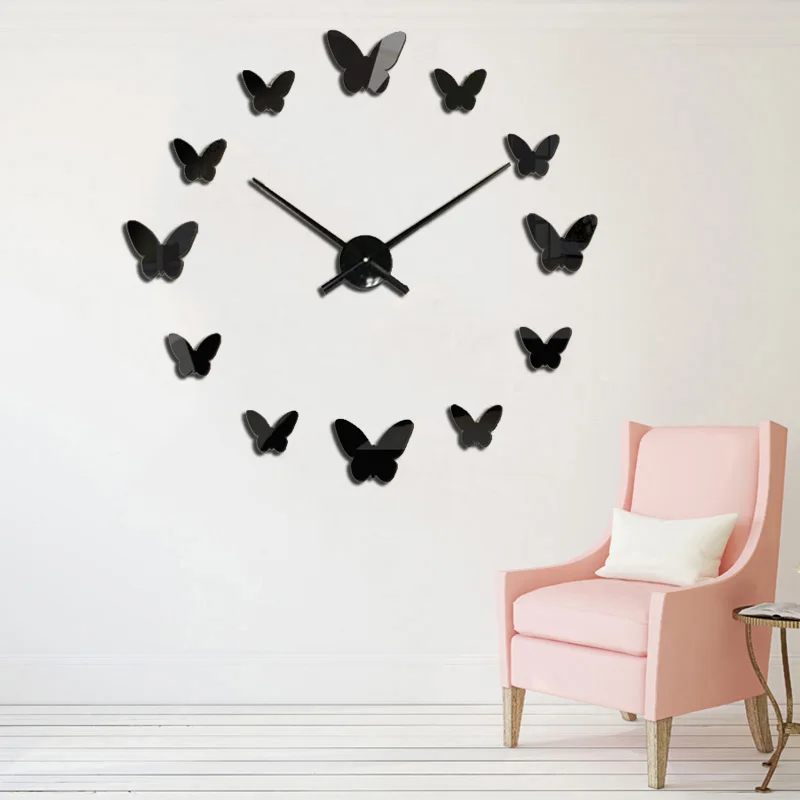 Новинка 2021 настенные часы сделай сам наклейка s домашний декор плакат