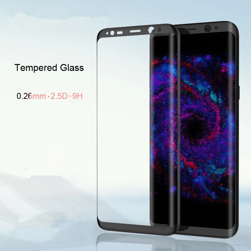 

3D edge сотовый телефон полное покрытие экран Закаленное стекло протектор для Samsung Galaxy S8 S8Plus S9 S9Plus