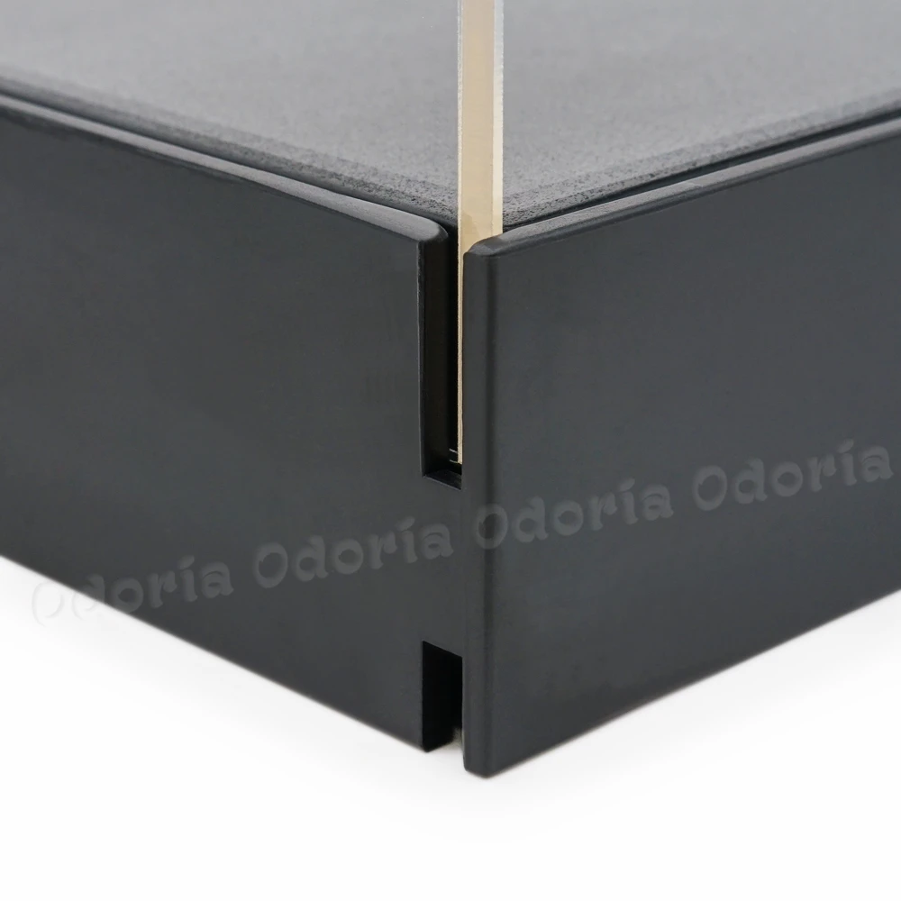 Акриловый демонстрационный чехол Odoria 37,5 см L из плексигласа, пылезащитный чехол для шоу, большой размер для модели танка 1/35, боксерские перчатки, фигурки