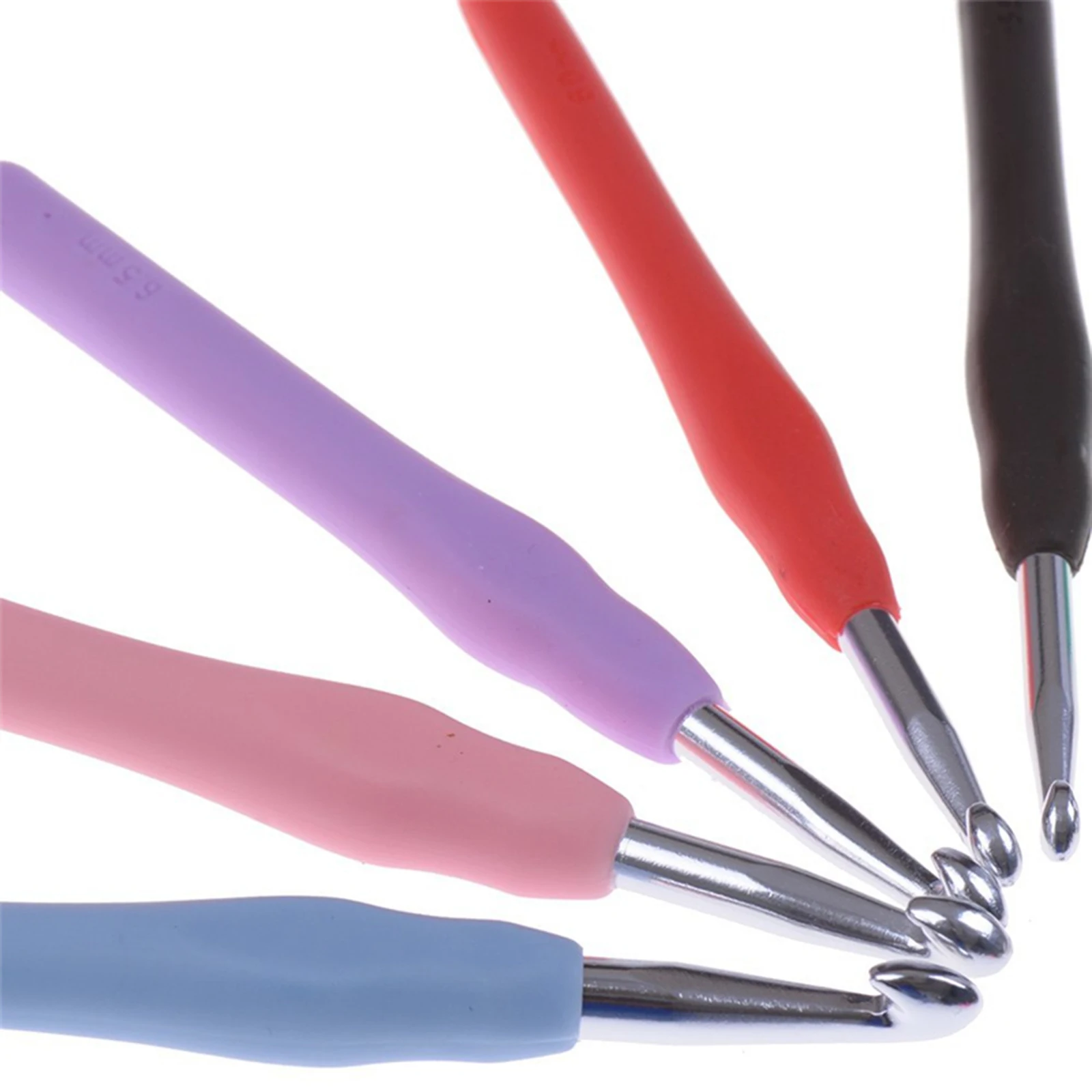 12 шт набор для вязания крючком пряжа Вязание Крюк комплект Алюминий дома