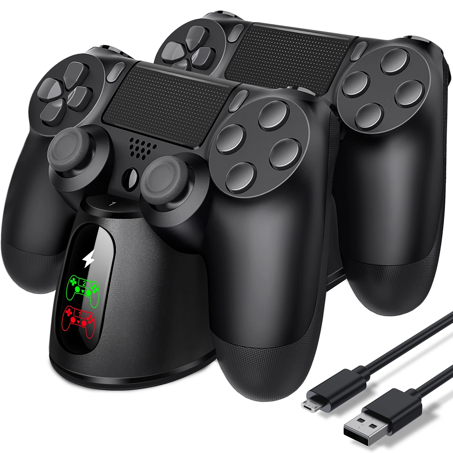 Док-станция для зарядки контроллера BEBONCOOL Dualsense DualShock 4/Playstation 4/PS4/ Pro /PS4 Slim |