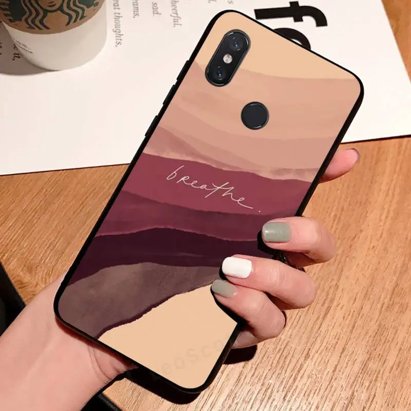 

Art blooming pattern abstract Phone Case For Xiaomi Redmi 7 8 9t a3 9se k20 mi8 max3 lite 9 note 9s 10 pro