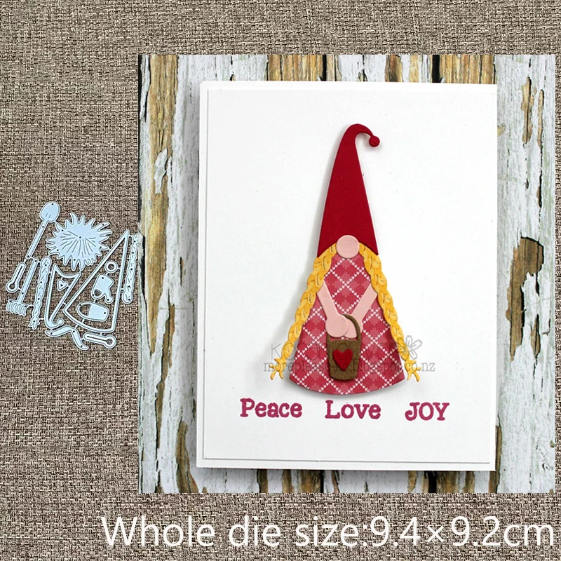 

New Design Craft Metal stencil mold Cutting Dies Christmas dwarf decoration scrapbook die cuts Album Paper Card Craft Embossing