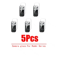 5pcs camera glass for xiaomi redmi note 10s protector film on redme note10 5g s 10pro pro max note9 9 9s 9pro note8 8pro 8t glas