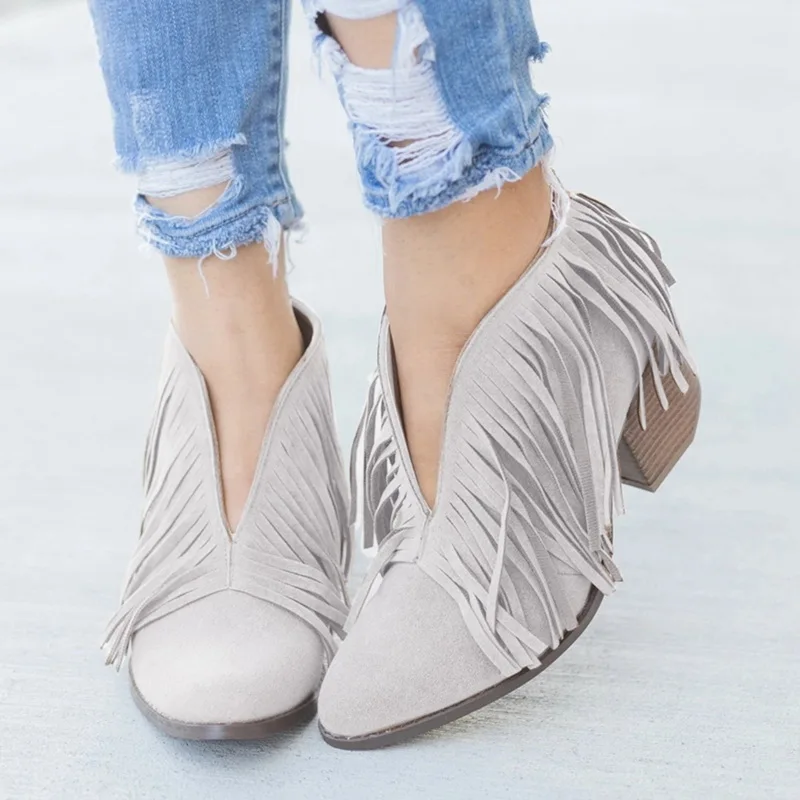 HEFLASHOR/2019 г. Женская шикарная обувь в стиле ретро ботильоны на высоком каблуке без