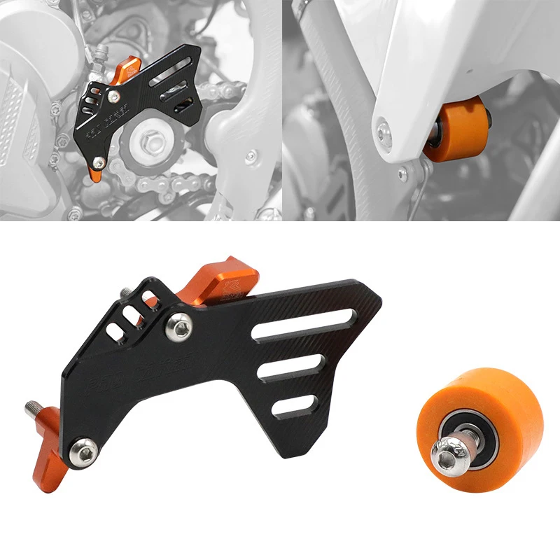 

For KTM HUSQVARNA SX EXC SXW TC TE FC FE FX Chain Cover Falling Protection Trim Panel Protective Cover Motorcycle Accessories