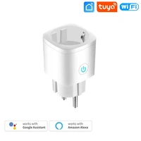white smart electrical sockets 16a eufr wifi smart plug remote voice control timer smart plug work with alexa google home
