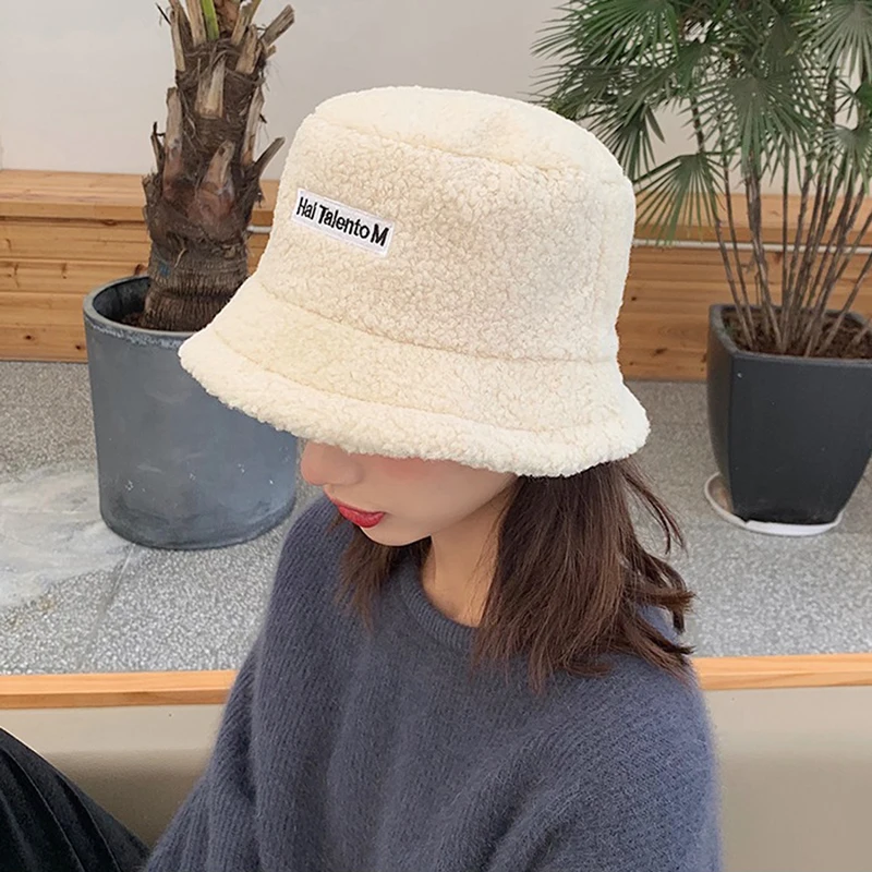 Женская шапка однотонная теплая из искусственного меха зимняя Панама для женщин