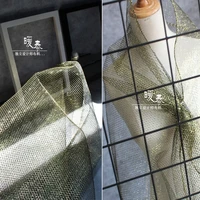 mesh tulle fabric diamond grid hollow out black gold diy modeling design decor veil skirt gown wedding dress designer fabric