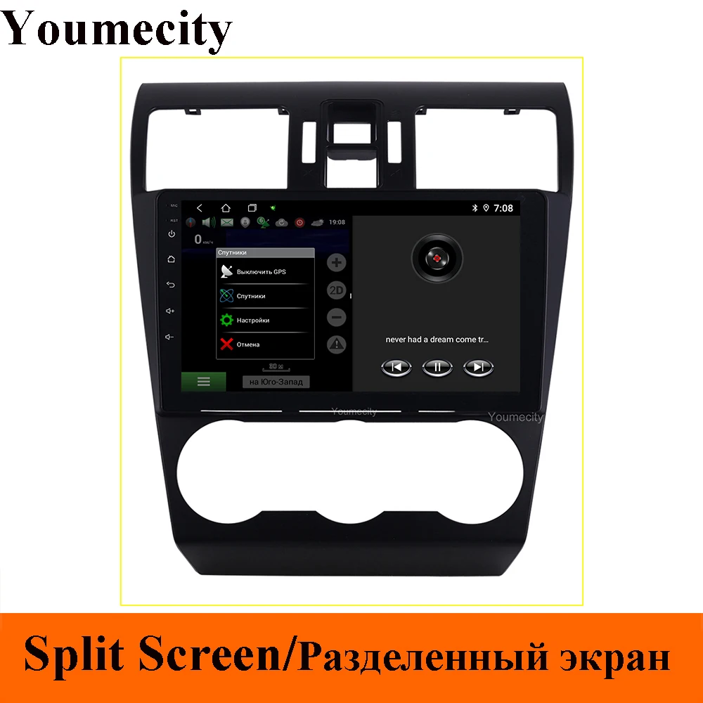 S/Android 9 0 Восьмиядерный 32 ГРОМ Автомобильный DVD плеер для Subaru Forester WRX 2013 2015