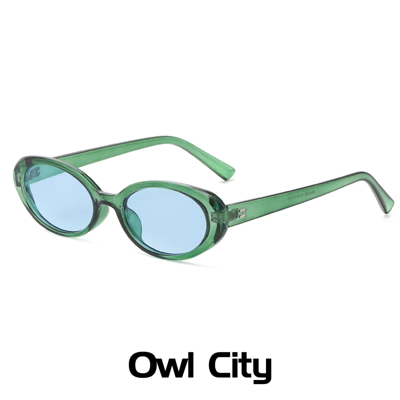 

Fashion Ladies Oval Sunglasses Women Brand Designer Small Frame Sun Glasses For Female Trendy Glasees Female Eyewear UV400