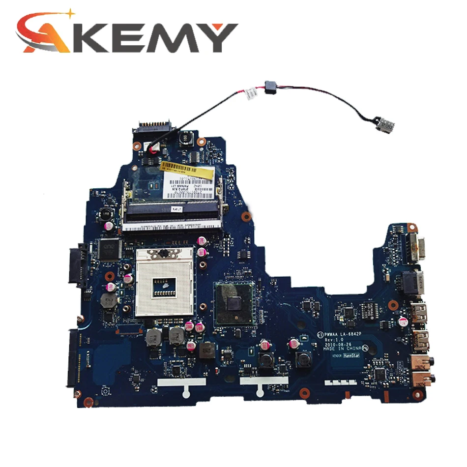 

K000111440 Main Board For Toshiba Satellite C660 C660-1F1 Laptop Motherboard HM55 DDR3 PWWAA LA-6842P Free cpu