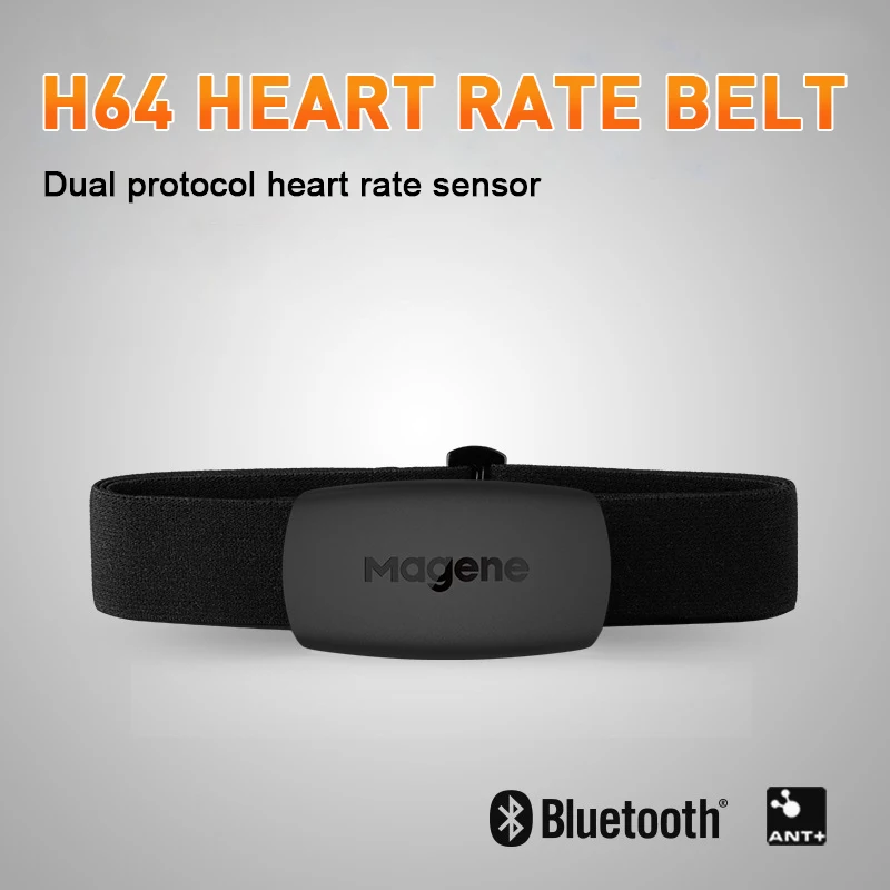 

Magene H64 Heart Rate Monitor Mover Bluetooth ANT Sensor With Chest Strap Computer Bike Wahoo Garmin BT Sports Fitness Equipment