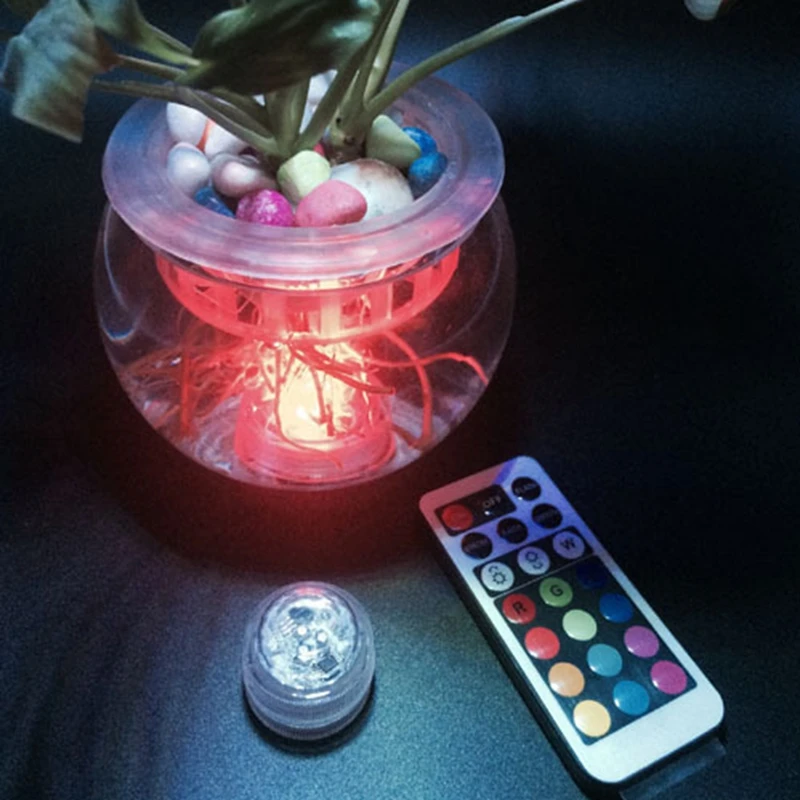 Подводный светодиодный светильник IP66 водонепроницаесветильник свеча 3 см