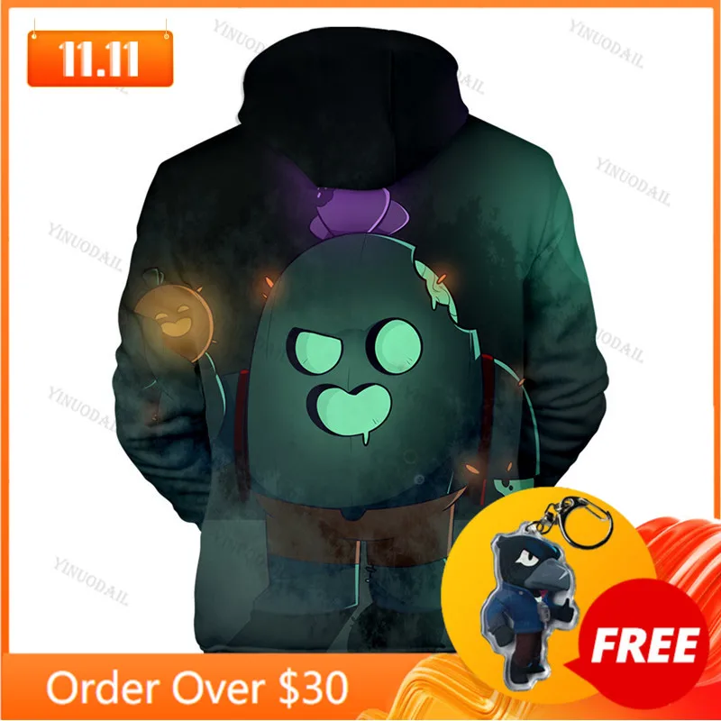 

Shooting Game PRIMO 3D Hoodie Boys Girls MAX Star Cartoon Tops Teen Clothes Spike Wanted 6 To 19 Years Kids Leon Sweatshirt