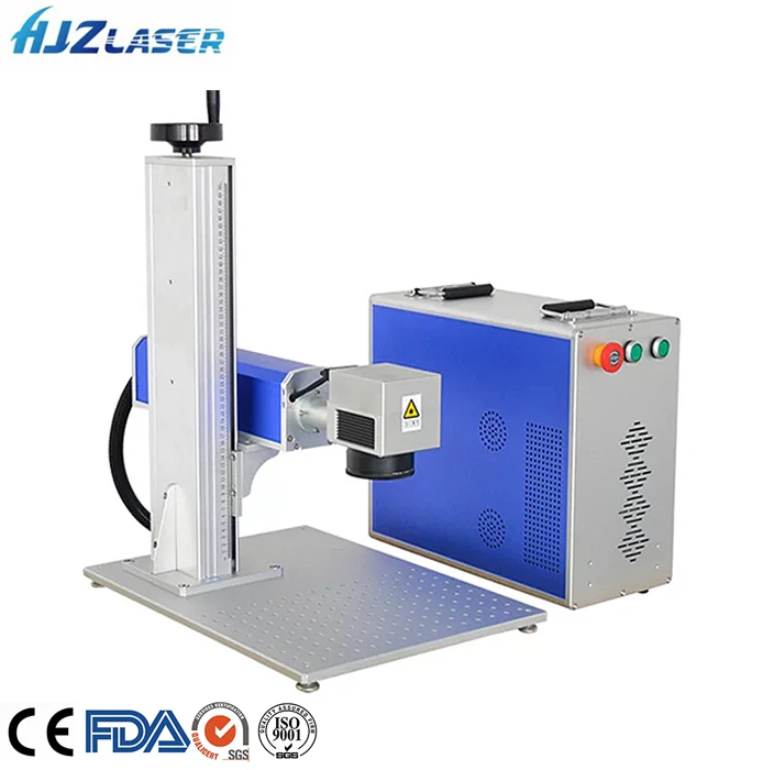 

Jewelry 10W 20W 30W 50W 30 watt mopa color ipg metal steel mini portable 3d rotary fiber laser marking machine price