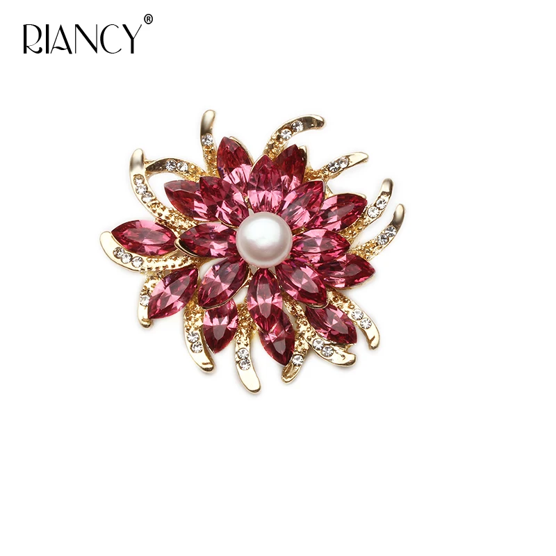 Модная женская брошка из натурального пресноводного жемчуга аксессуары заколка