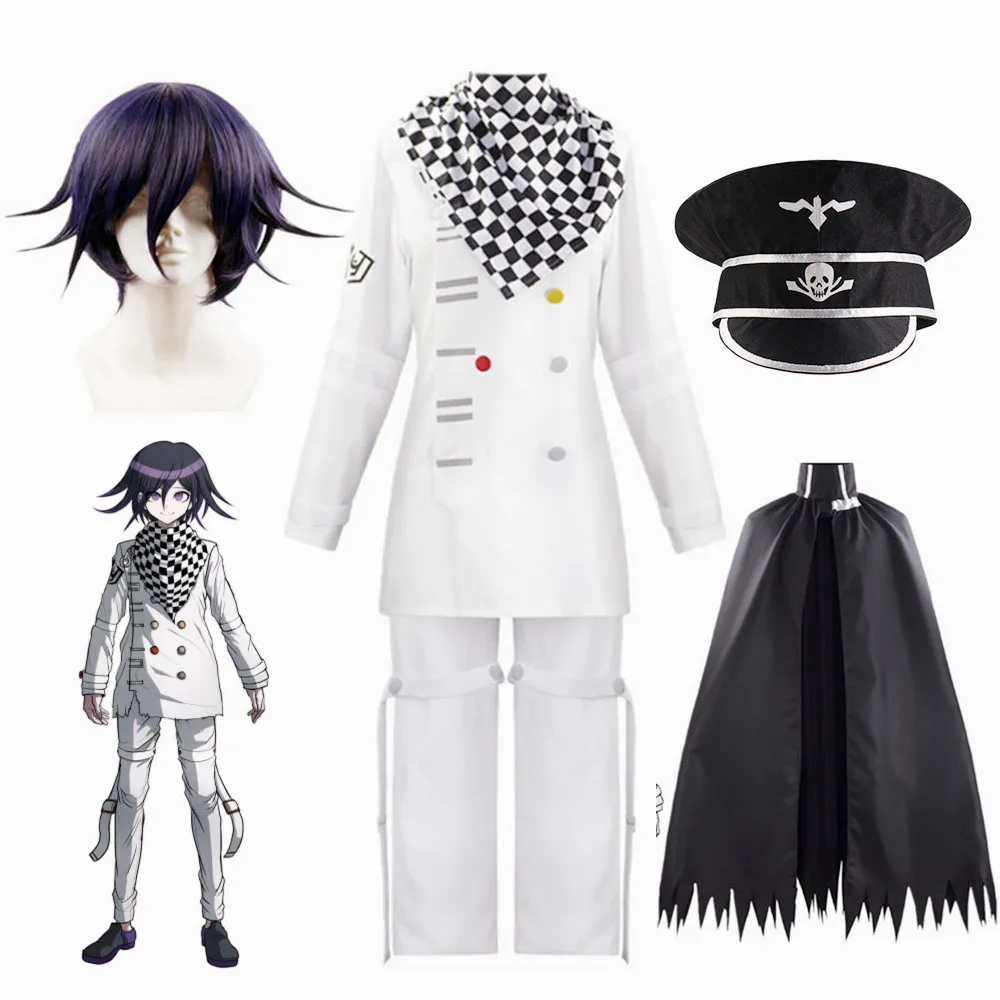

Anime Danganronpa V3 Kokichi Oma Cosplay Costume President Oma Cosplay Cloak Set