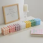 Пузырьковая кубическая свеча ручного изготовления, ароматизированные Искусственные Свадебные украшения для дома, ароматизированные свечи, реквизит для фотосъемки