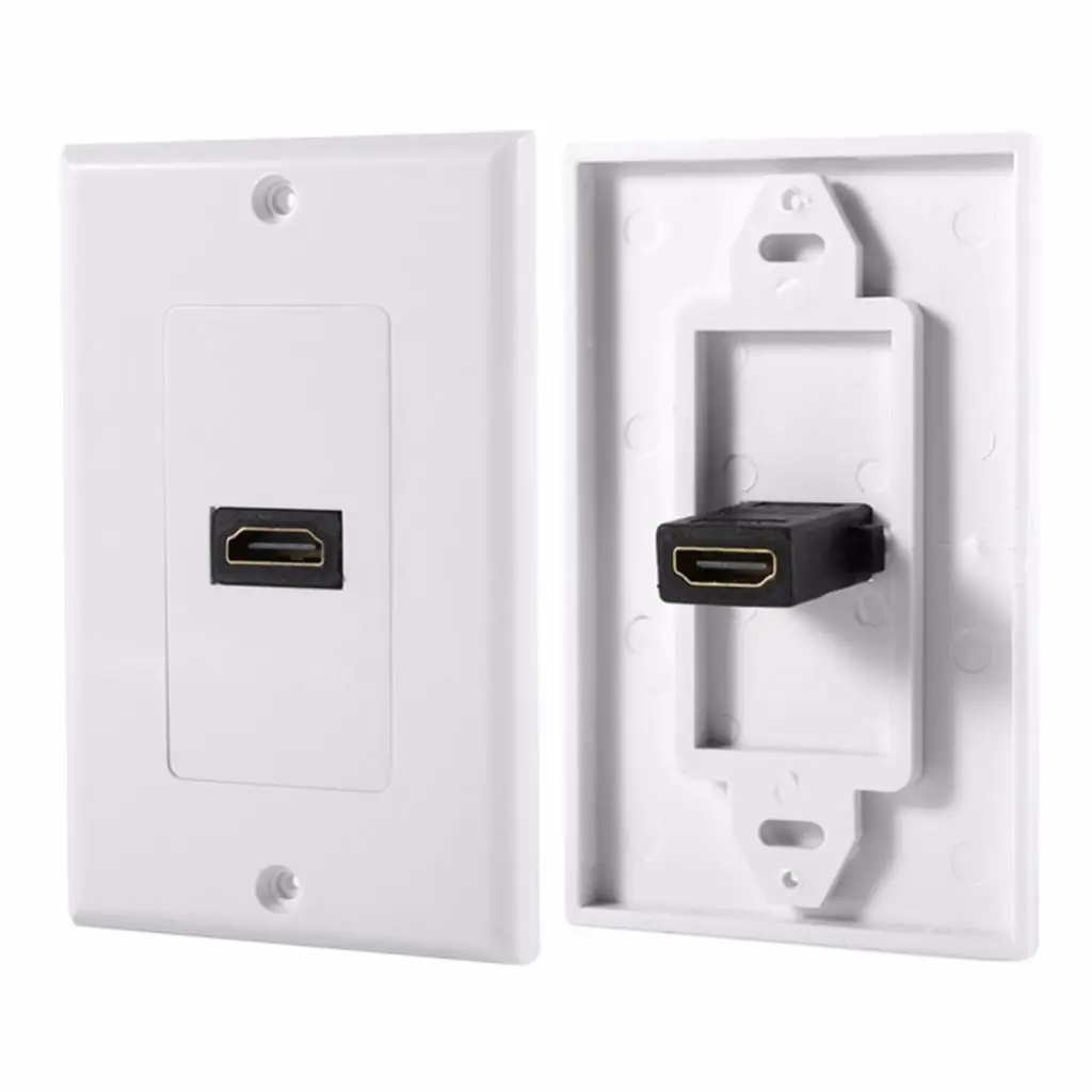 1 портовая/2 портовая hdmi панель для настенной лицевой панели выход 1080P 4K ARC HDR