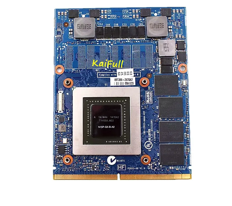 Оригинальная видеокарта J0M0K для ноутбука DELL M17X R4 R5 M18X R2 R3 DDR5 2G GTX860M GTX 860M MXM 3 0