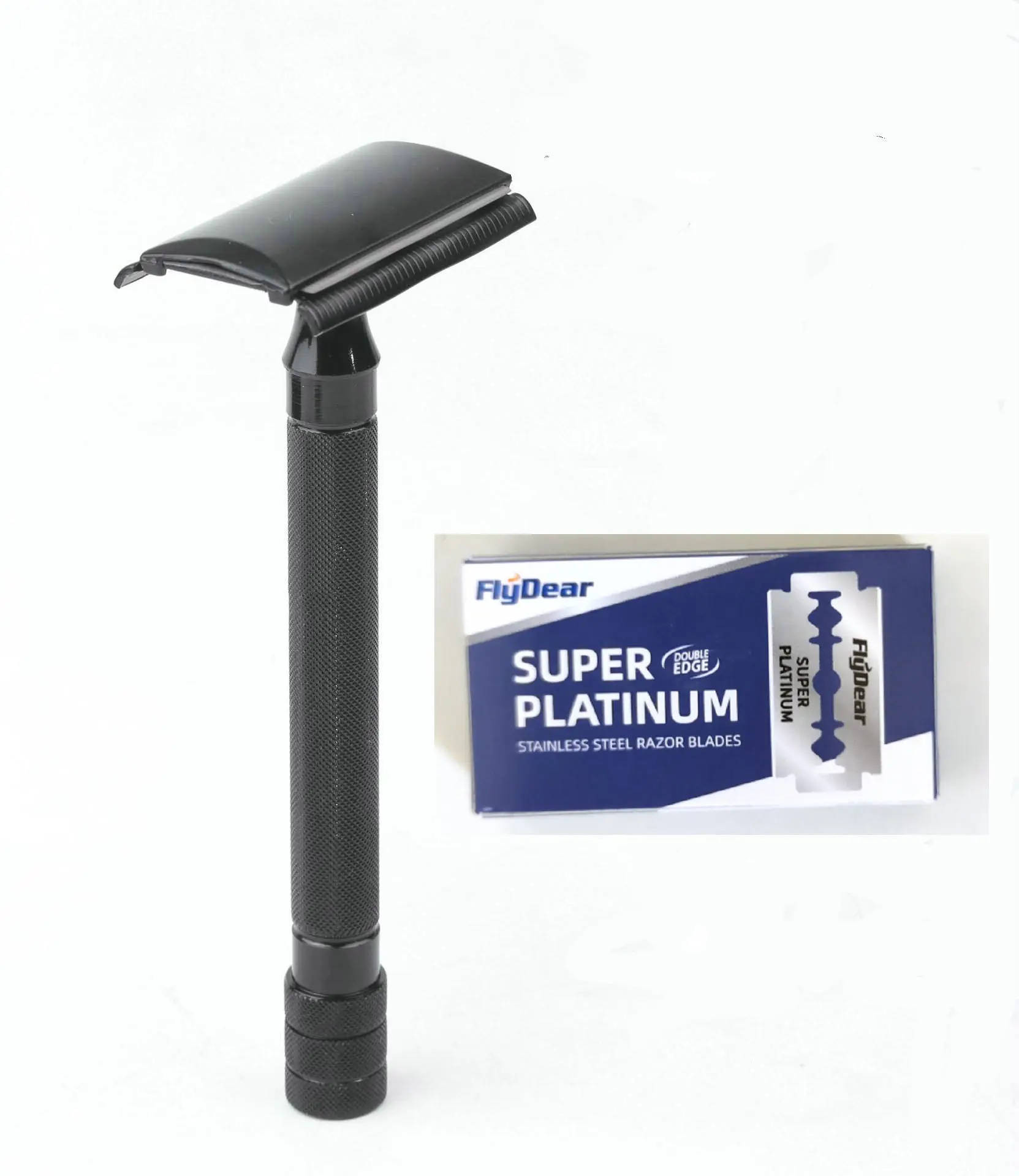 10 шт. лезвий + бритва винтажные ручные двусторонние бритвы Гламурные мужские и