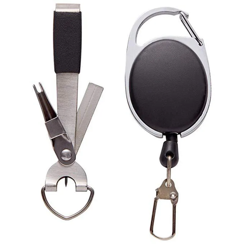 

Multipurpose Quick Knot Tying Tool Fast Tie Knotter 4 In 1 Fly Fishing Clippers Line Nipper Hook Sharpener Set Retractor Pesca