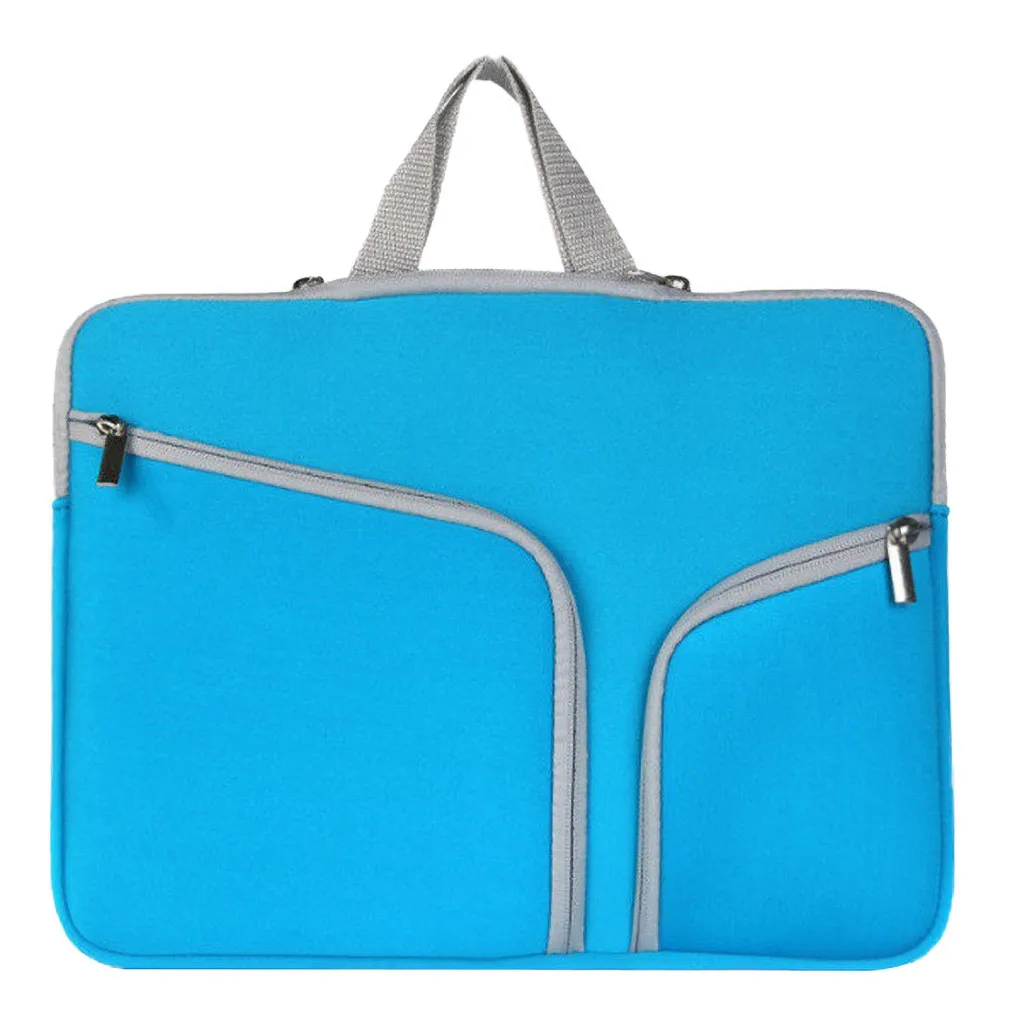 Портативный деловой чехол для ноутбука сумка переноски защитный на молнии