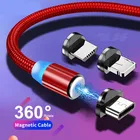 2.4A синхро-адаптер длиной 1 м2 м мобильный телефон кабели Магнитный Micro USB кабель для передачи данных для iPhone Samsung Huawei быстрой зарядки зарядного устройства Type-C кабель для передачи данных