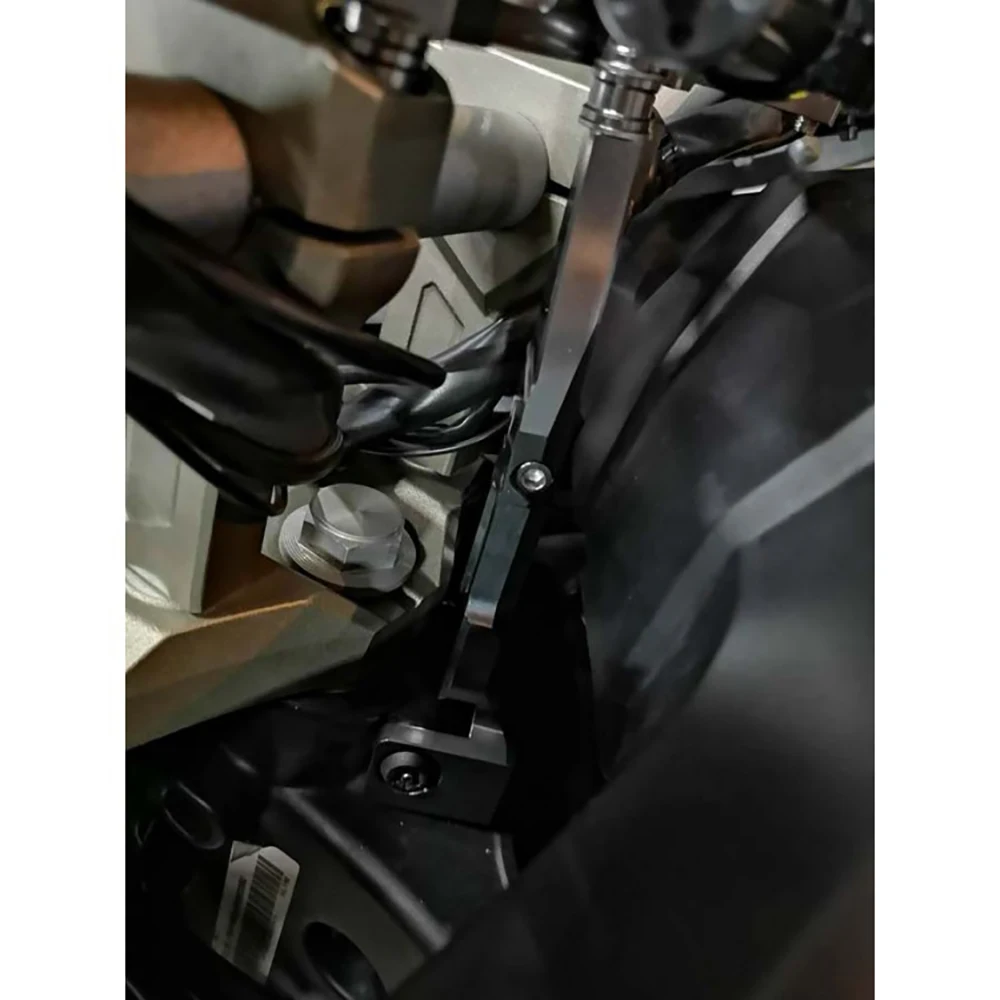 

Motorcycle CNC Aluminum Adjustable Steering Damper Stabilizer Mounting Kit For Yamaha MT-09 MT 09 MT09 Tracer 2015-2017