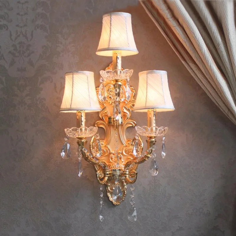 Современные хрустальные Настенные светильники для коридора промышленный