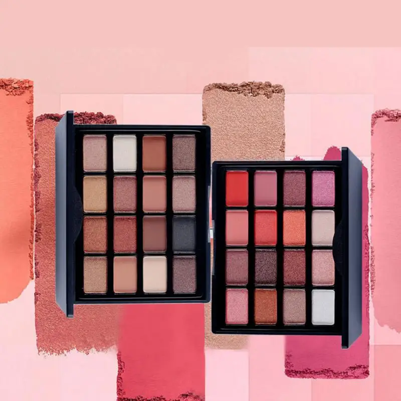 Палетка теней Popfeel для век водостойкие без смазывания мерцающие матовые